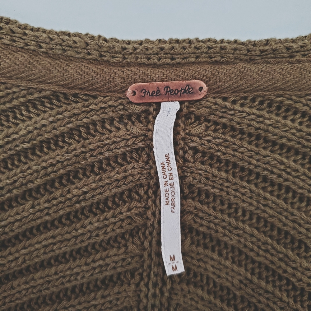 Free People tunic sweater dress ribbed  med - Picture 7 of 7
